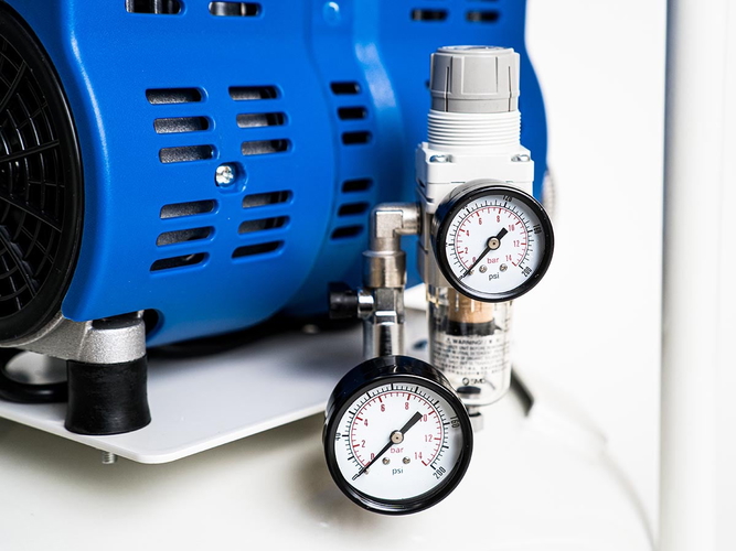 Bambi PT50D 220lpm Compressor Double